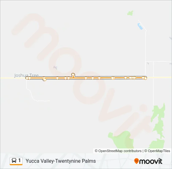 1 Bus Line Map
