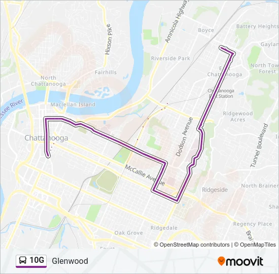 10G Bus Line Map