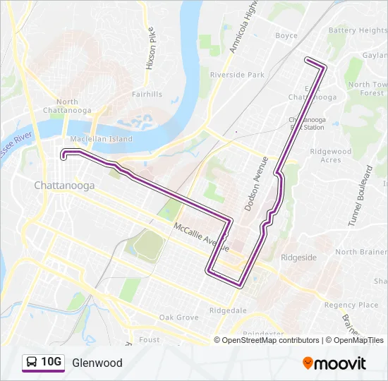 10G Bus Line Map