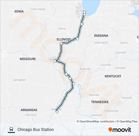 Greyhound Us0130 Route: Schedules, Stops & Maps - Chicago Bus Station 