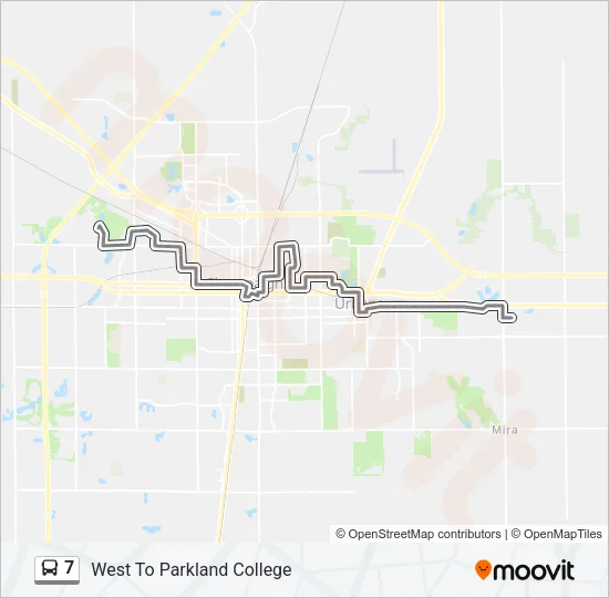 7 Bus Line Map