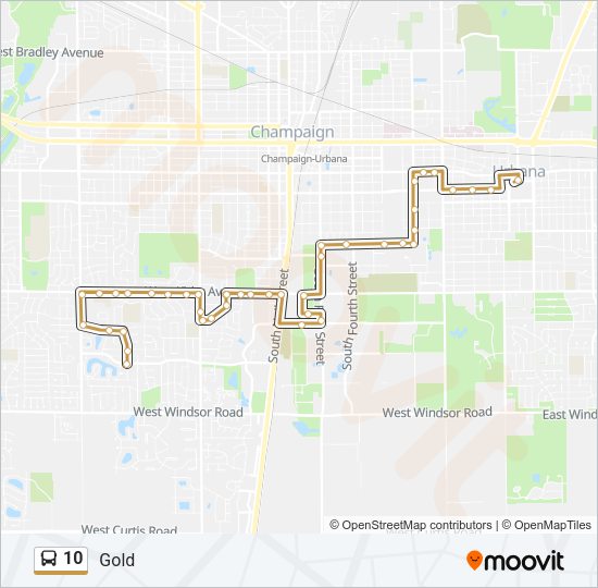 10 Bus Line Map