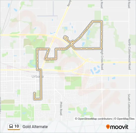 10 Bus Line Map