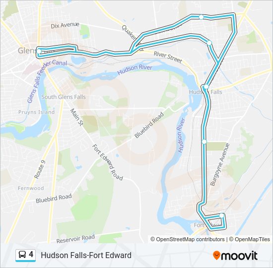 4 Bus Line Map