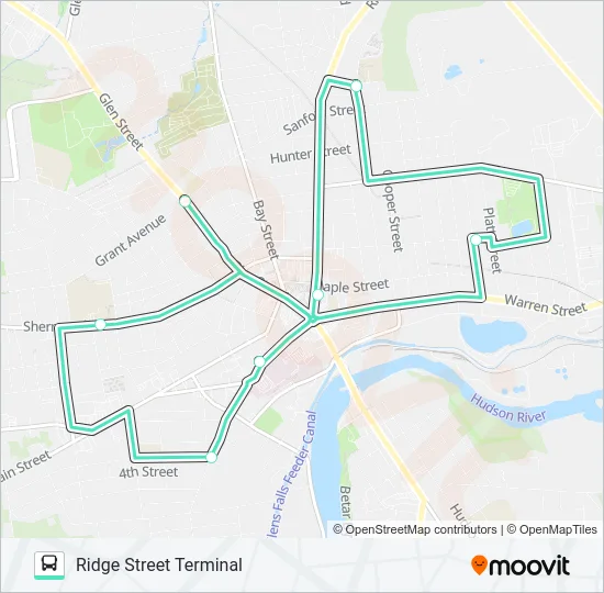 COMMUTER Bus Line Map