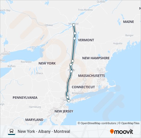 GREYHOUND US0200 Bus Line Map
