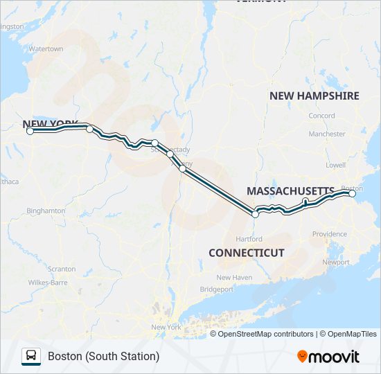 Mapa de GREYHOUND US0270 de autobús