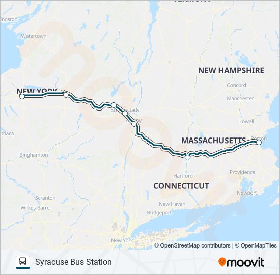 GREYHOUND US0270 bus Line Map