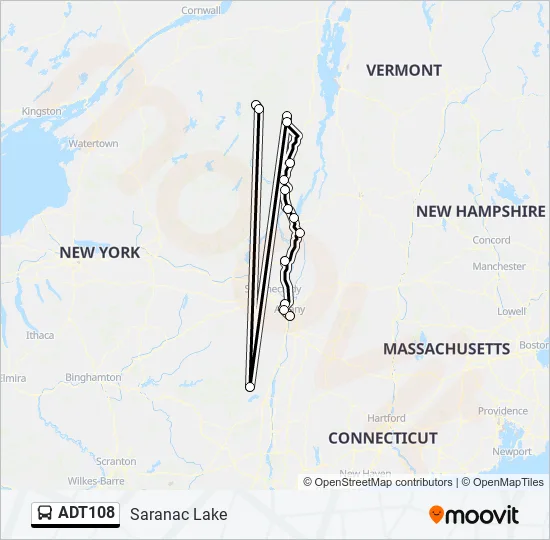 ADT108 Bus Line Map
