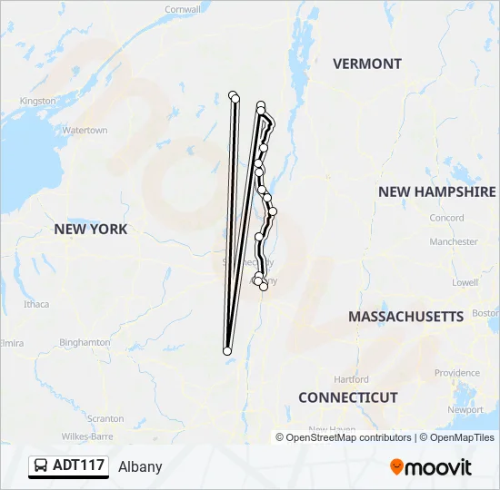 ADT117 Bus Line Map