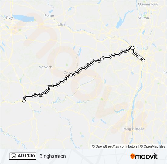 ADT136 bus Line Map