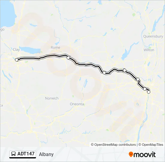 ADT147 Bus Line Map