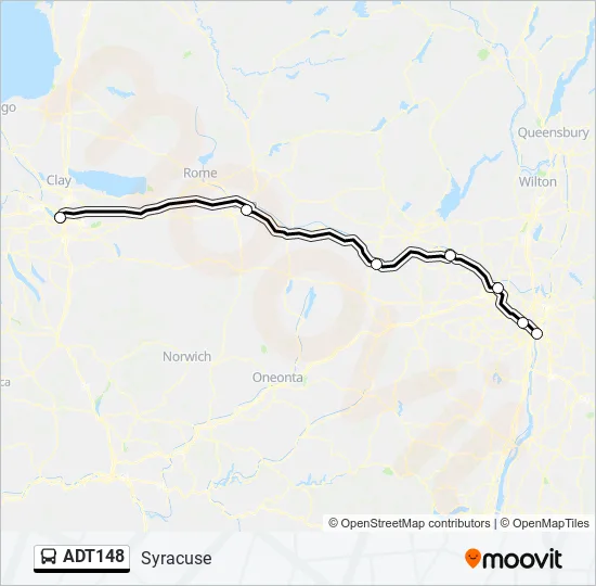 ADT148 Bus Line Map