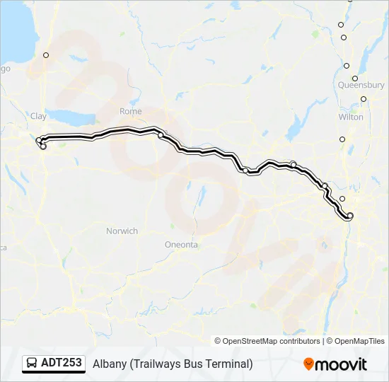 ADT253 Bus Line Map