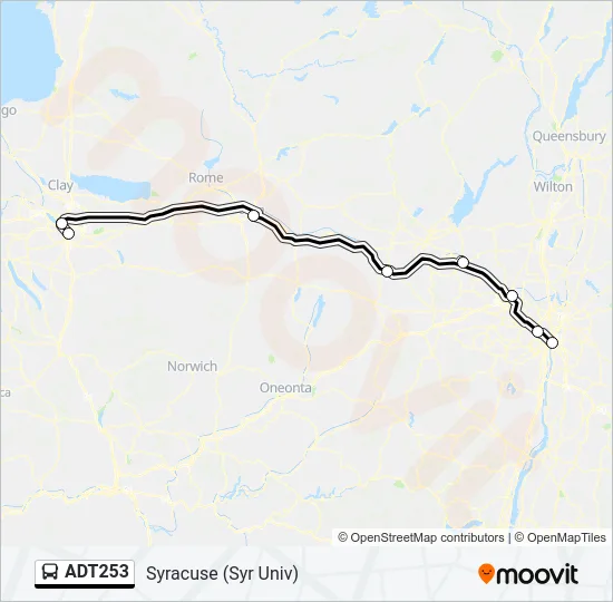 ADT253 Bus Line Map
