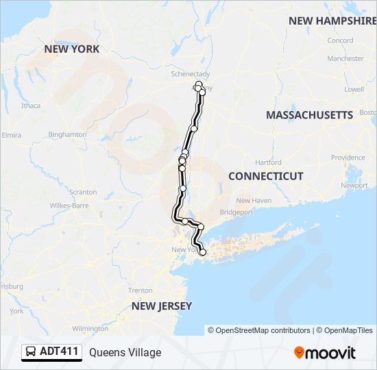 ADT411 bus Line Map