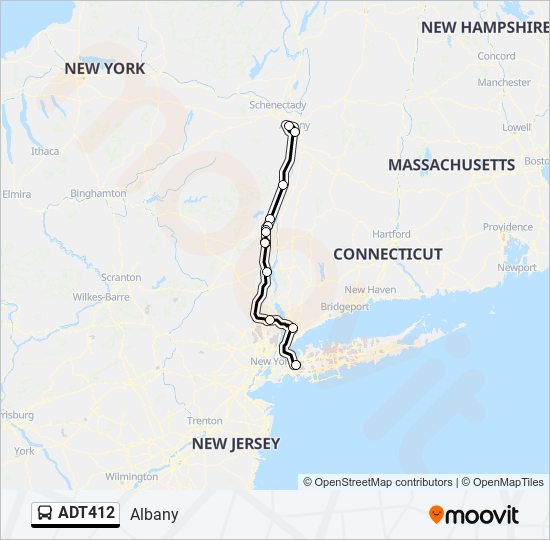 ADT412 bus Line Map