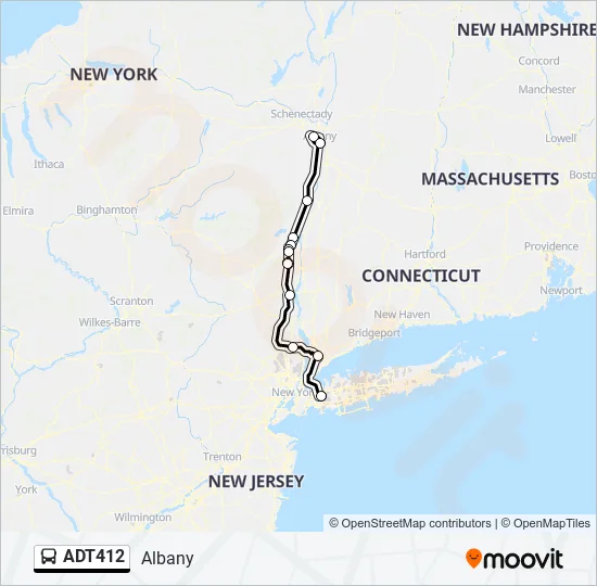 ADT412 Bus Line Map