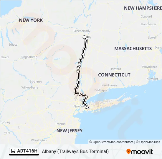 ADT416H Bus Line Map