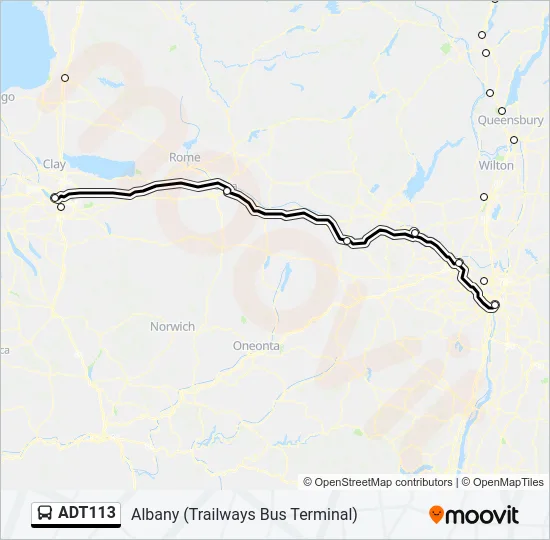 ADT113 Bus Line Map