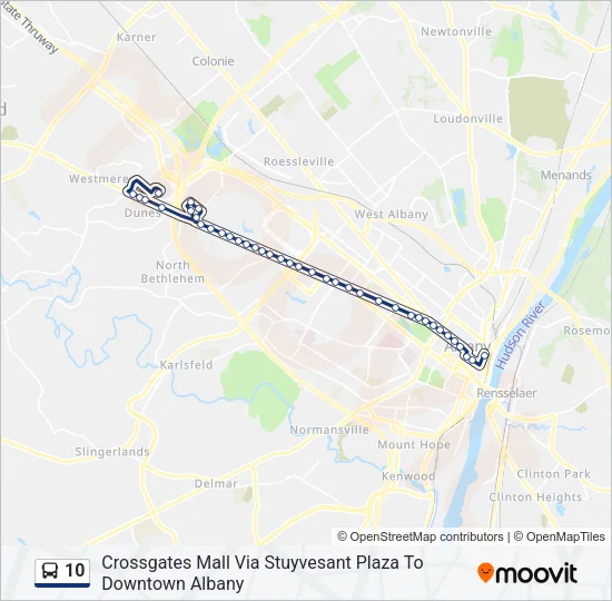 10 Bus Line Map