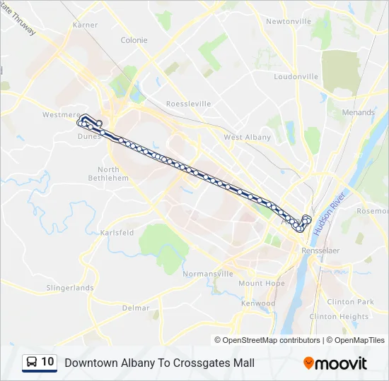 10 Bus Line Map