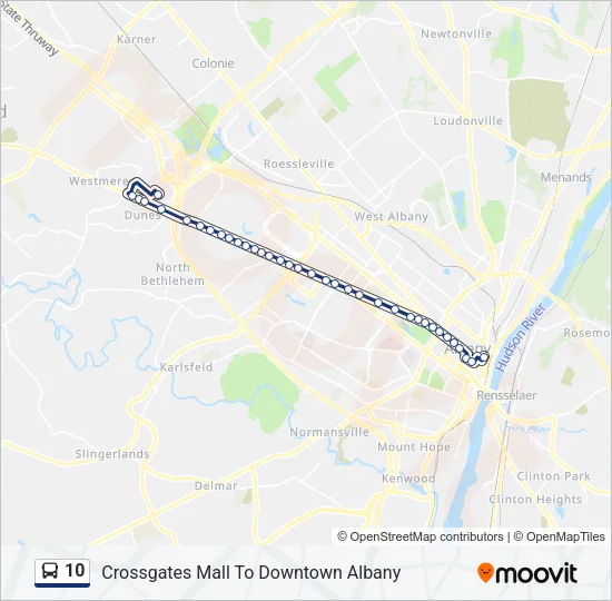 10 Bus Line Map