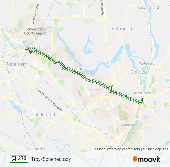 370 Bus Line Map