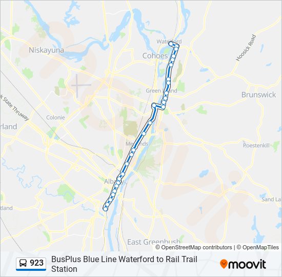 923 Bus Line Map