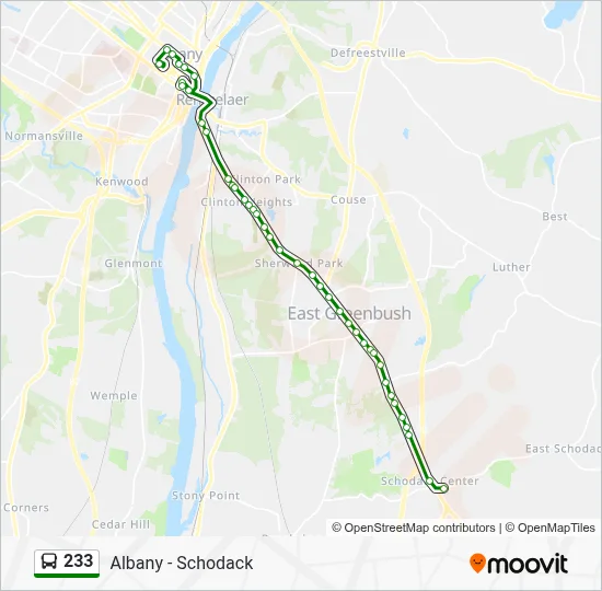 233 Route: Schedules, Stops & Maps - Empire State Plaza Concourse To ...
