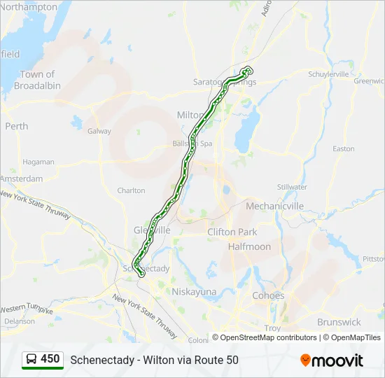 450 Bus Line Map