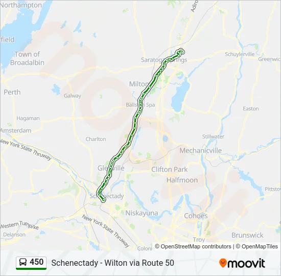 450 Bus Line Map