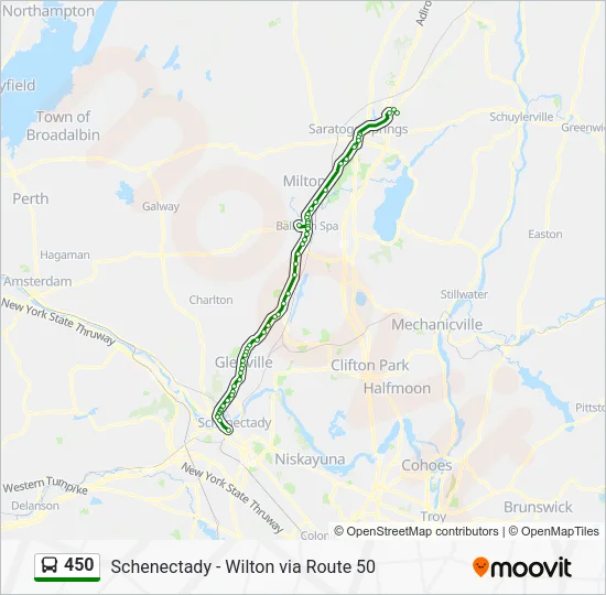 450 Bus Line Map