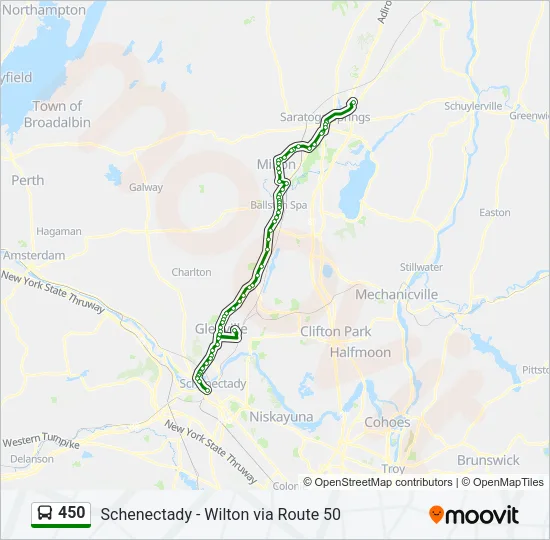 450 Bus Line Map