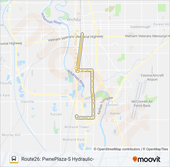 ROUTE26: PWNEPLA Bus Line Map