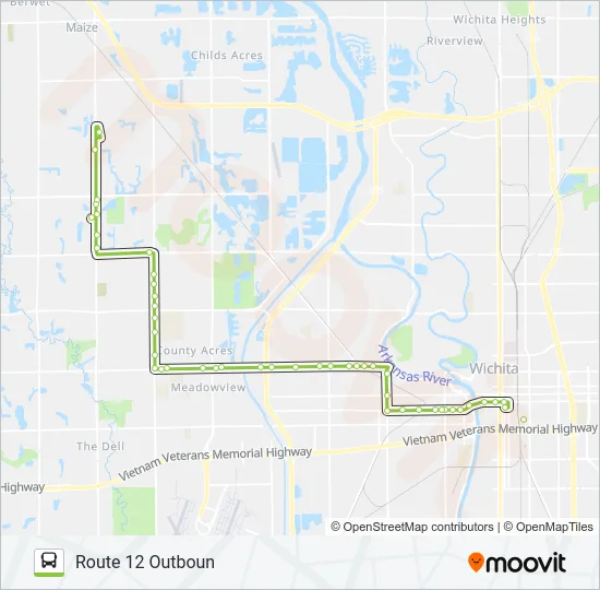 ROUTE12: DOUGLAS Bus Line Map