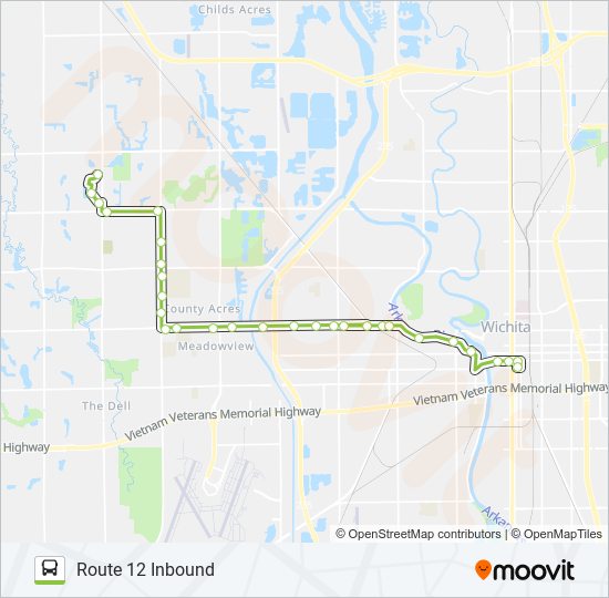 ROUTE12: DOUGLAS bus Line Map