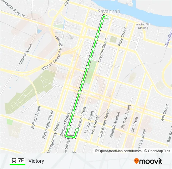 7F Bus Line Map