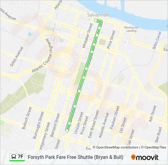 7F Bus Line Map