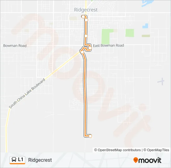 L1 Bus Line Map