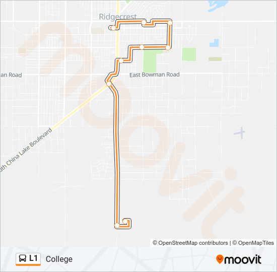 L1 Bus Line Map