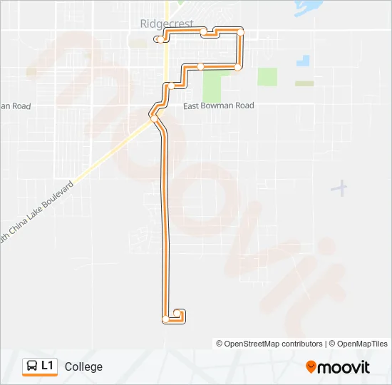 L1 Bus Line Map