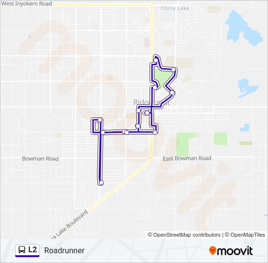 L2 Bus Line Map