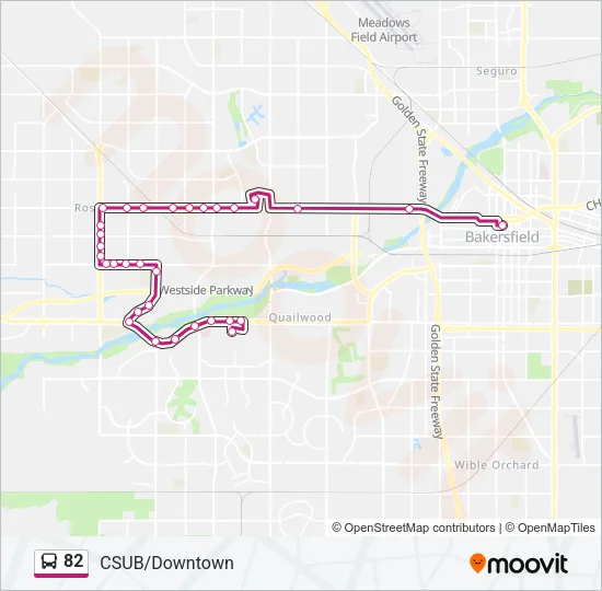 82 Bus Line Map