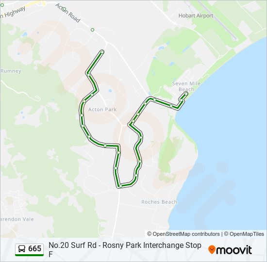 665 Route Schedules, Stops & Maps Seven Mile Beach (Updated)