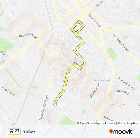 27 Bus Line Map