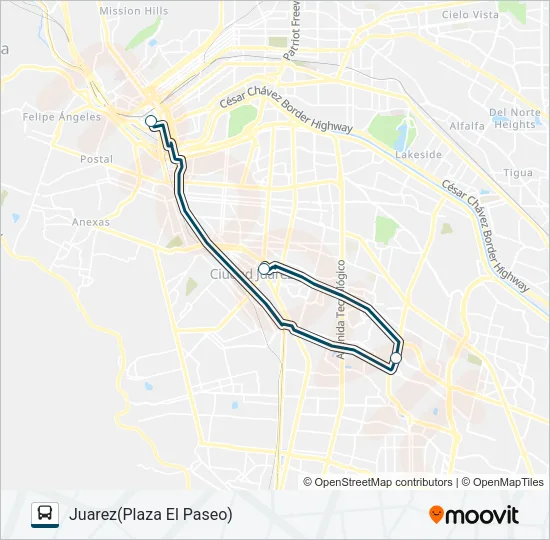 GREYHOUND US1186 Bus Line Map
