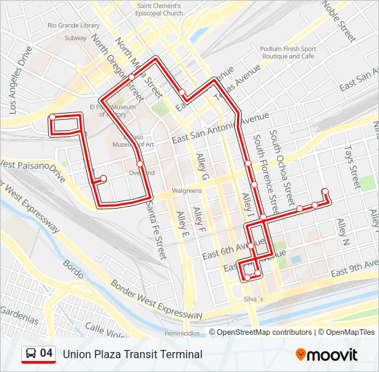04 Bus Line Map