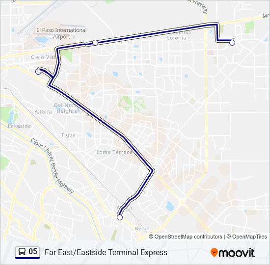 05 bus Line Map