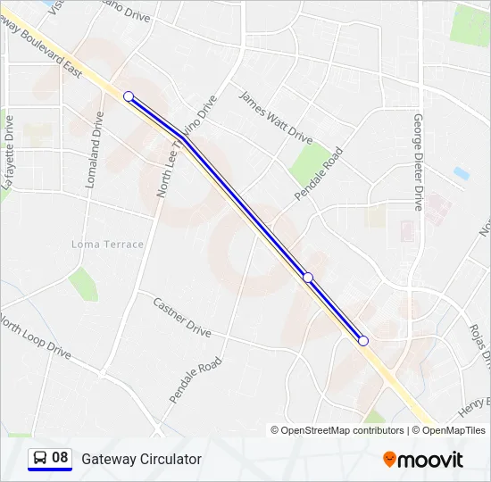 08 Bus Line Map